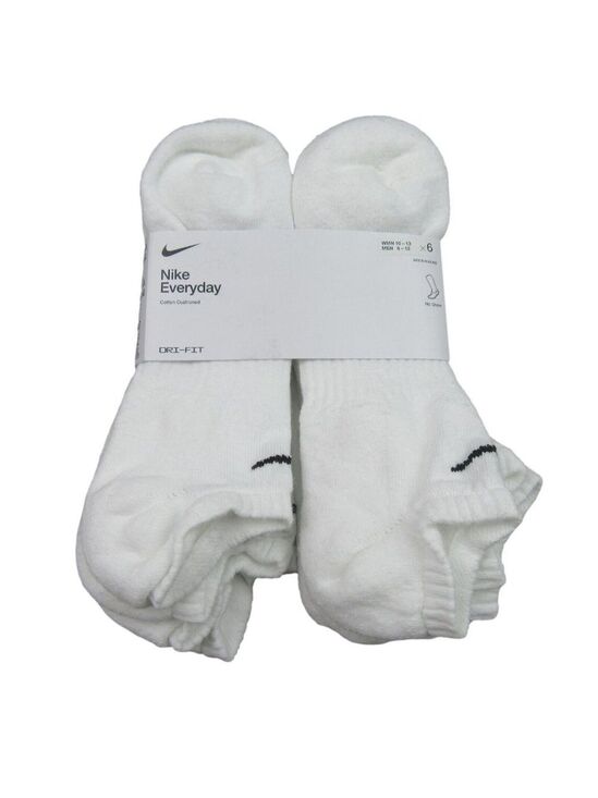 Nike Other - Nike Everyday Cotton Cushioned No Show Socks 6 Pack Mens 8-12 / Womens 10-13 NEW